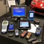 Diagnostic Tools at KMS Tools Edmonton Car Show