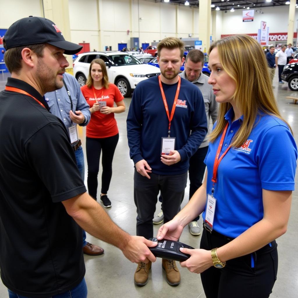 Kobalt Tools Live Demo at Car Show