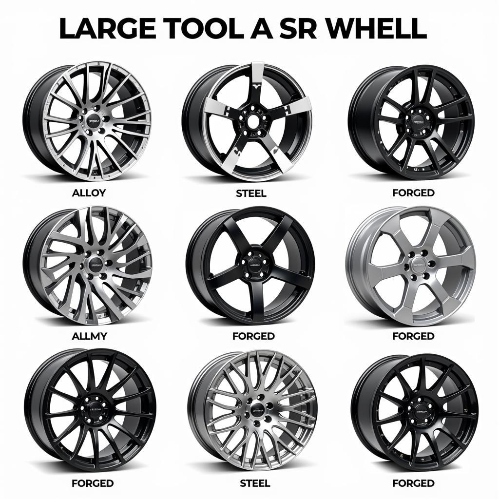 Different Types of Large Tool Car Wheels