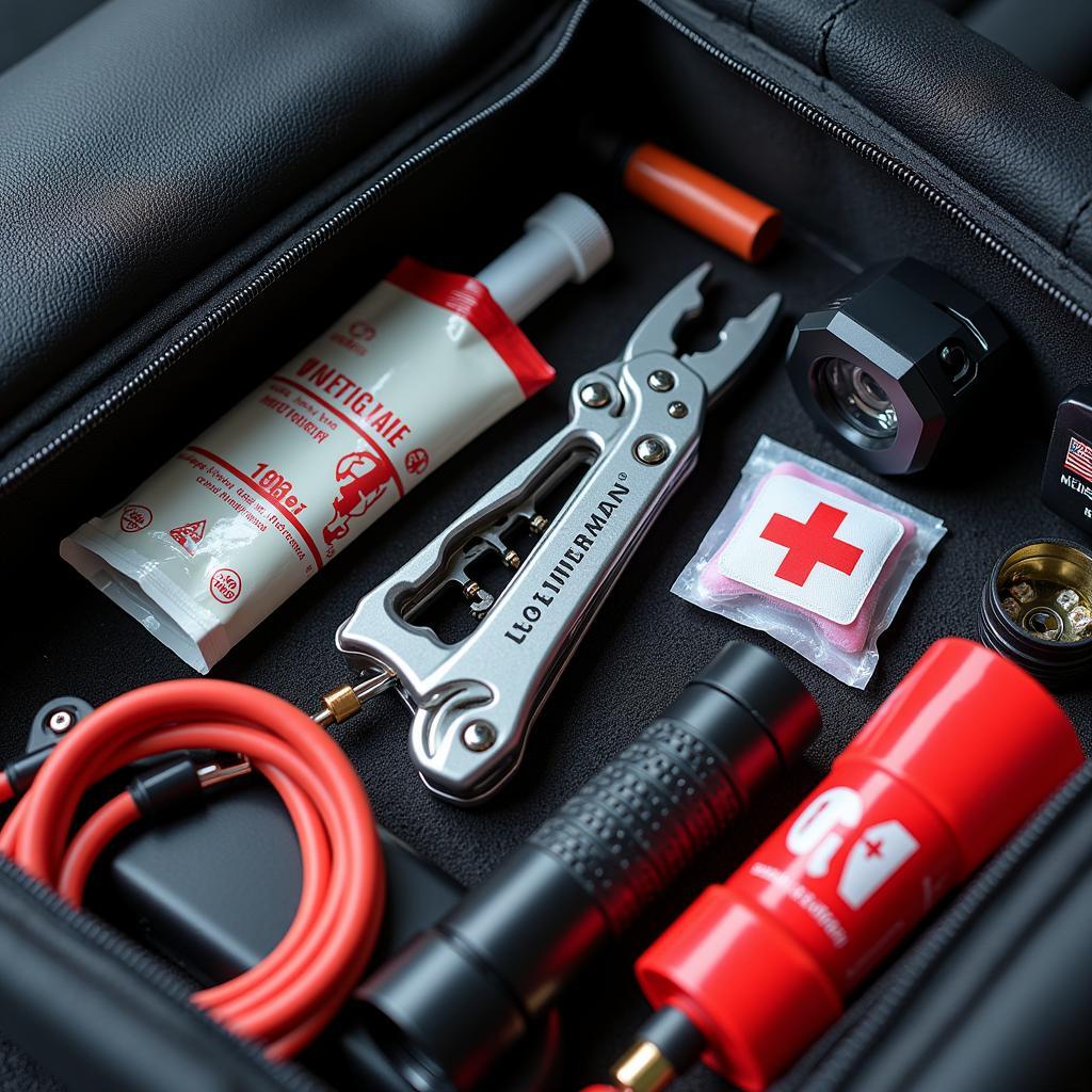 Leatherman Wave Plus Multi-Tool in a Car Emergency Kit