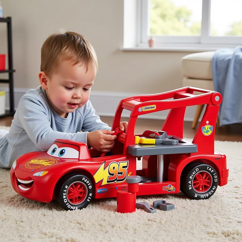 Lightning McQueen Tool Car Playset