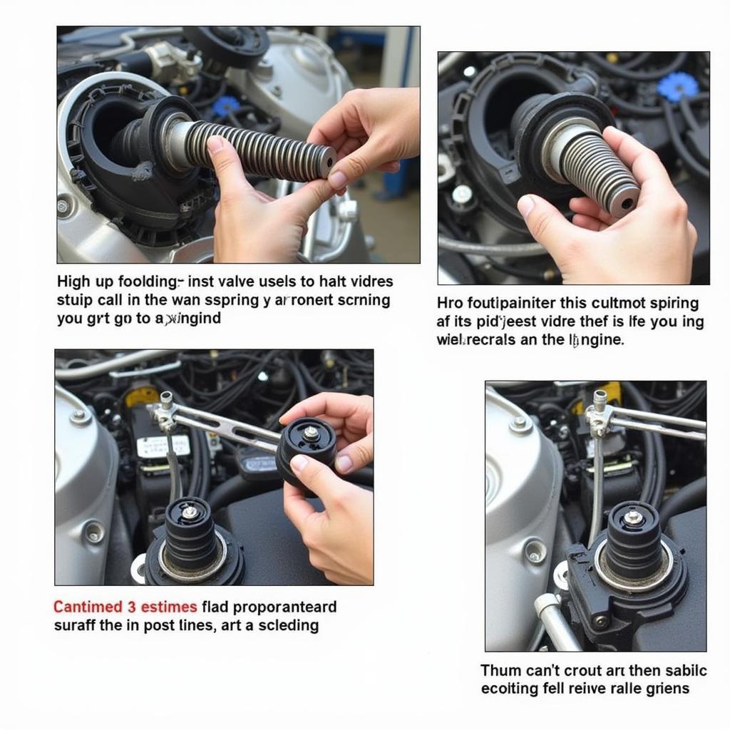 Lisle 16750 Valve Spring Compressor Tool in Action