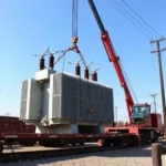 Loading a Transformer onto a Tool Flat Car