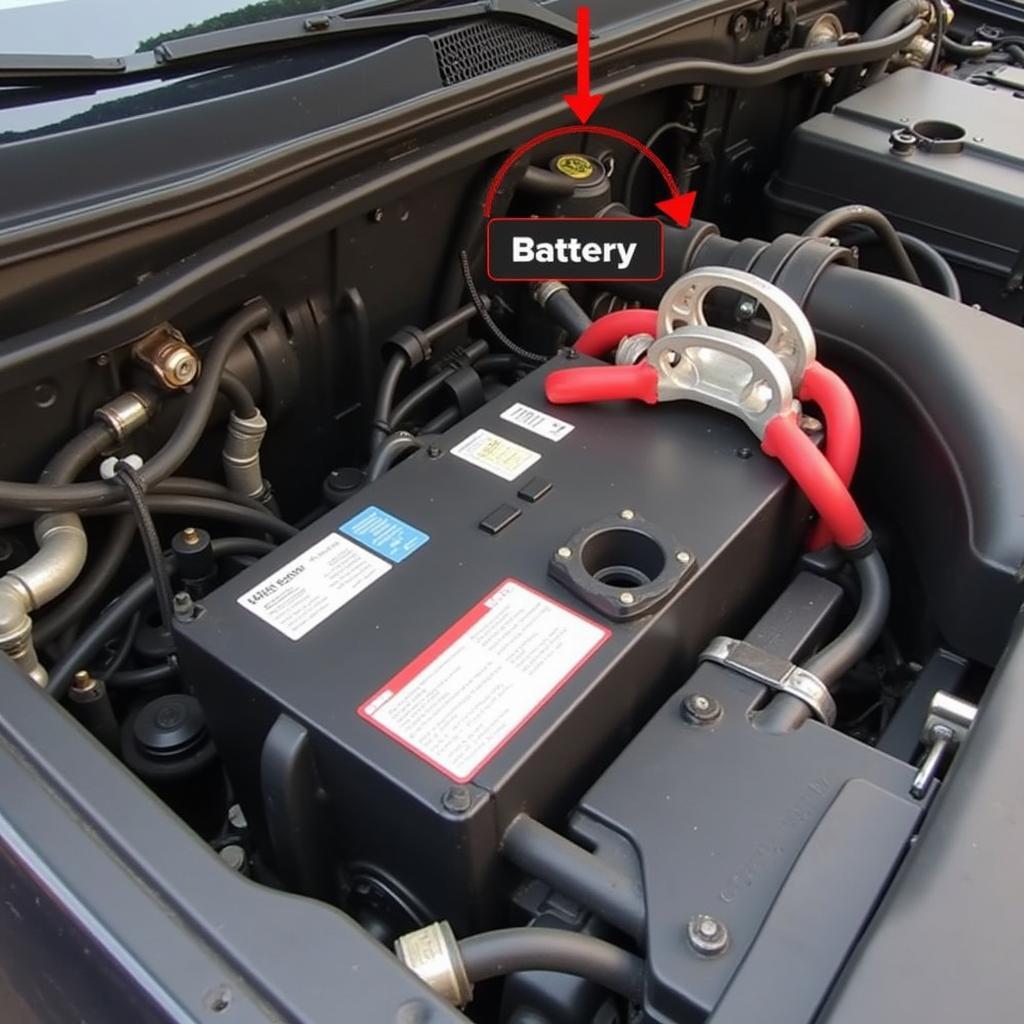 Locating the Car Battery