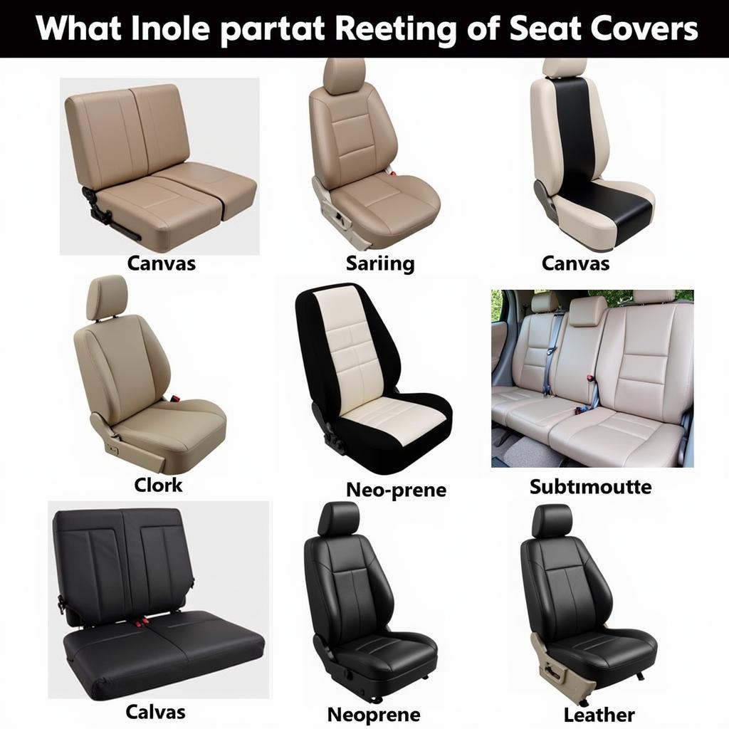 Mac Tools Car Seat Covers: Different Types and Materials