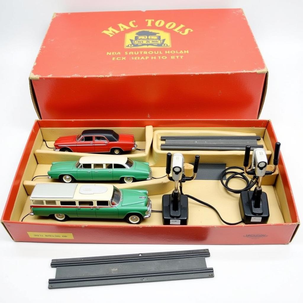 Mac Tools Red Box Slot Car Set