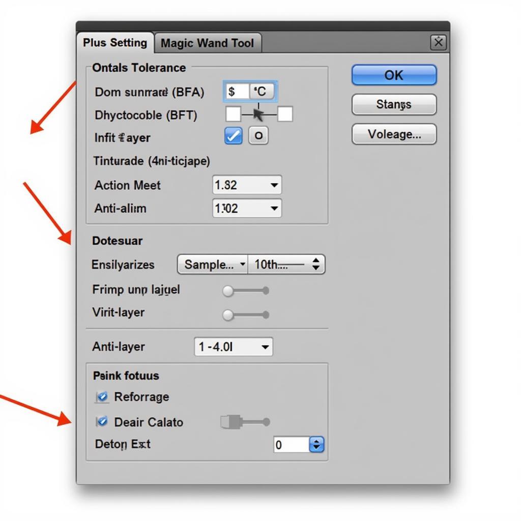 Magic Wand Tool Settings in Photoshop