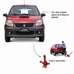 Using a Maruti Car Jack Safely