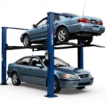 Wheel Alignment on a Matco Four-Post Lift