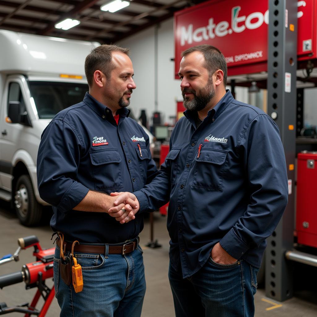 Matco Tools Distributor at Work