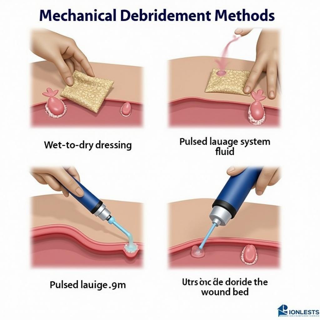 Mechanical Debridement Tools: Wet-to-Dry Dressings, Pulsed Lavage, and Ultrasonic Devices