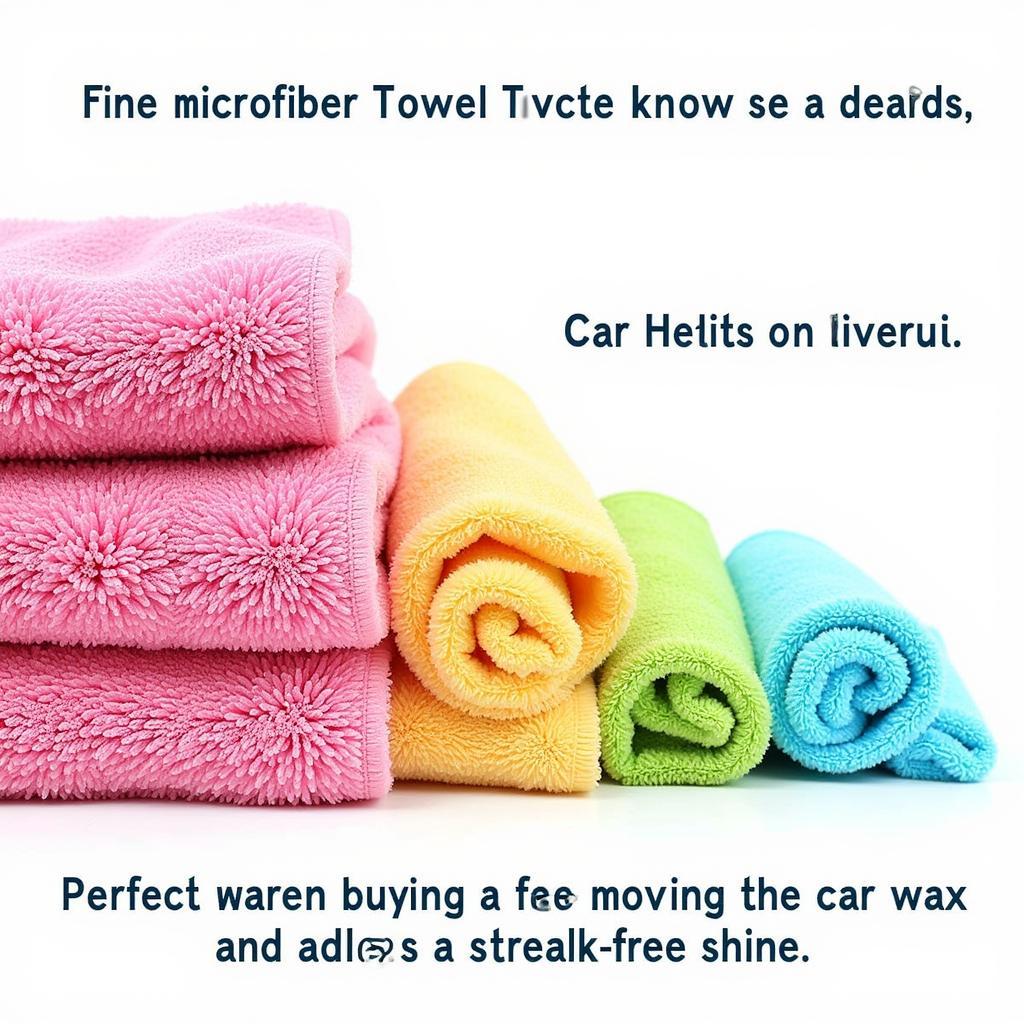 Microfiber Towels for Buffing Car Wax