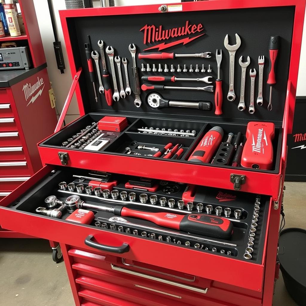 Milwaukee Car Tool Set for Professional Mechanic