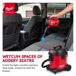 Milwaukee Wet/Dry Vacuum Cleaning Car Interior