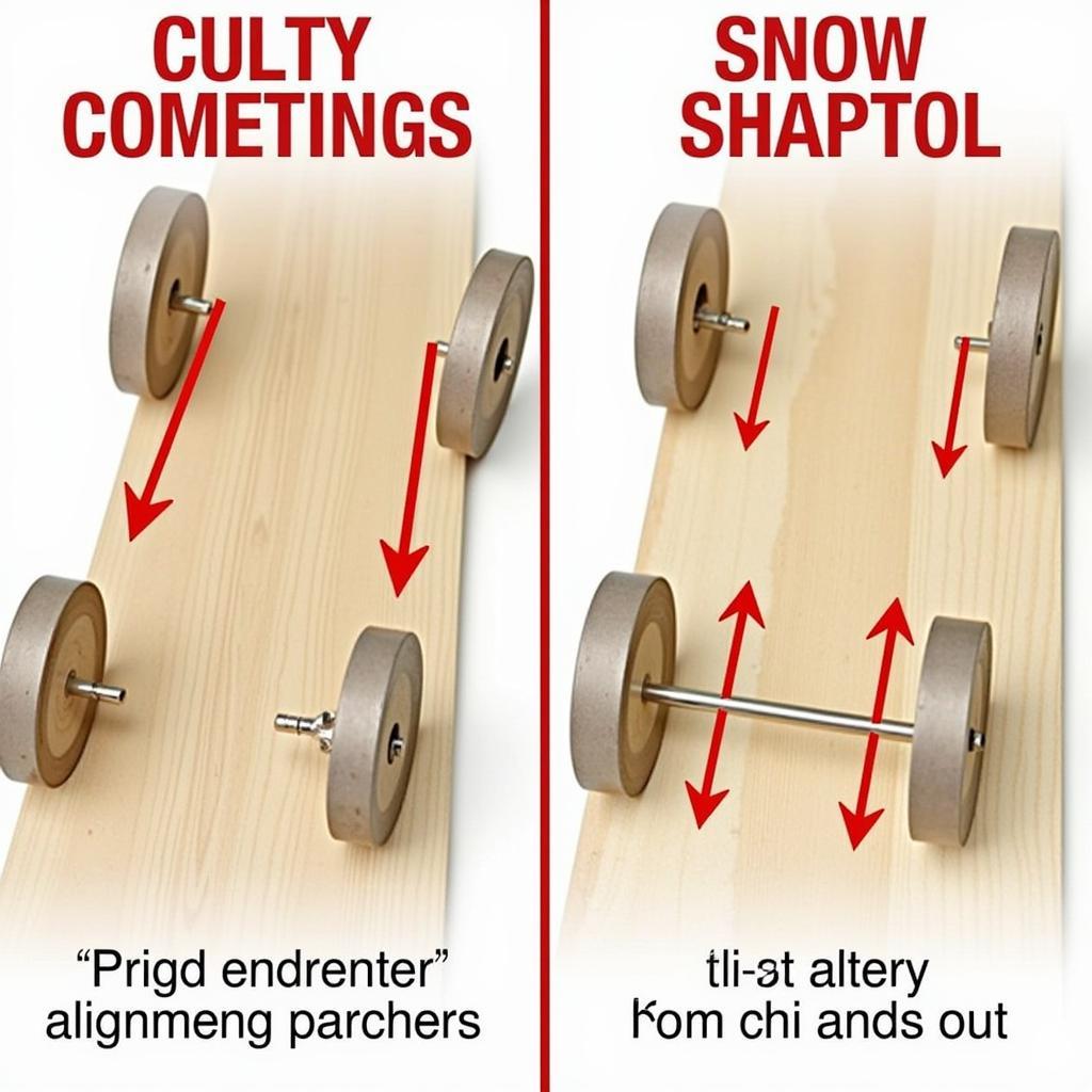 Misaligned vs. Aligned Wheels on a Pinewood Derby Car