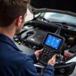 Modern Car Diagnostic Tools in Action