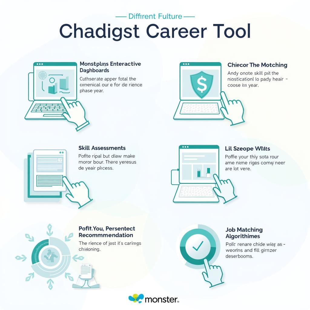 Key features of the Monster Career Mapping Tool