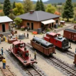 Displaying N Scale Tool Cars in a Realistic Setting