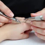 Professional Nail Care Tools Kit in Use