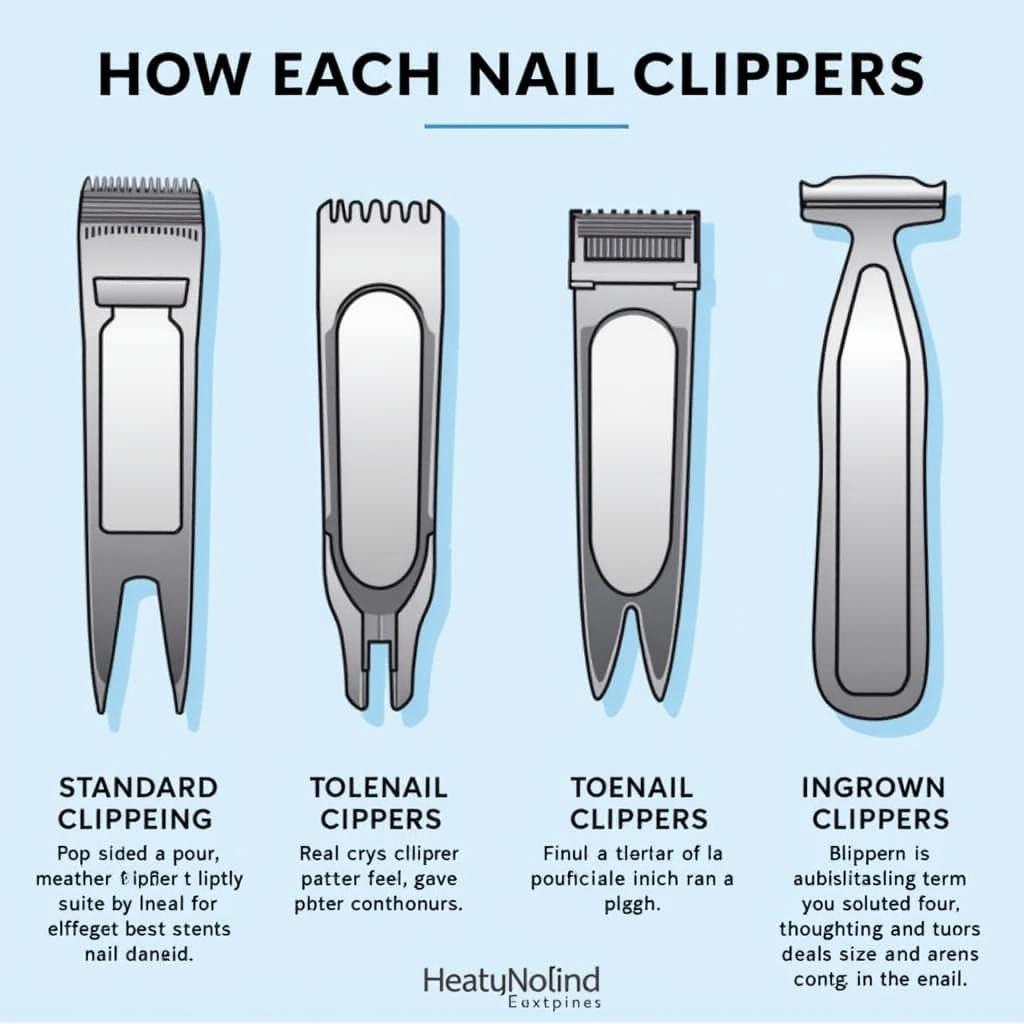 Different Types of Nail Clippers and Their Uses