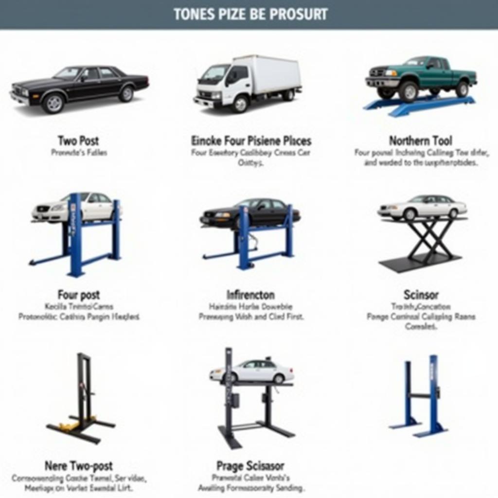 Different Types of Northern Tools Car Lifts