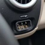 Damaged OBD-II Port on a Smart Car