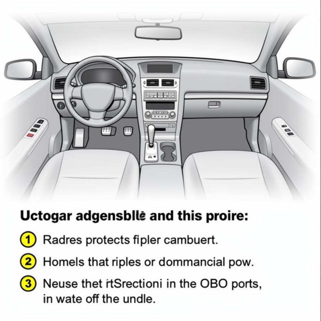 Location of the OBD2 Port in a Car