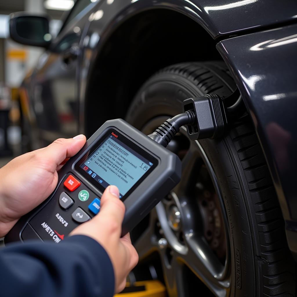 OBD2 Scanner in Use