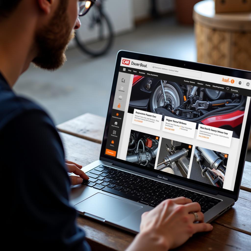 Shopping for car repair tools online