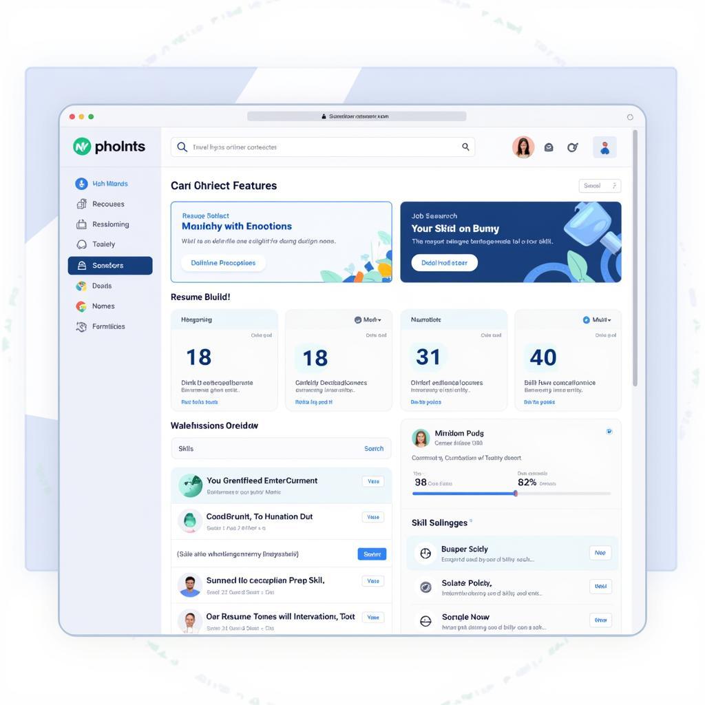 Online Career Tools Dashboard