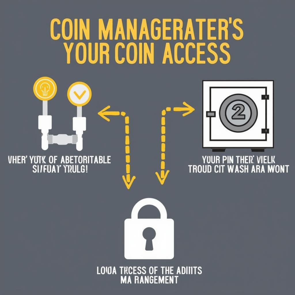 Opening a car wash coin vault with a key