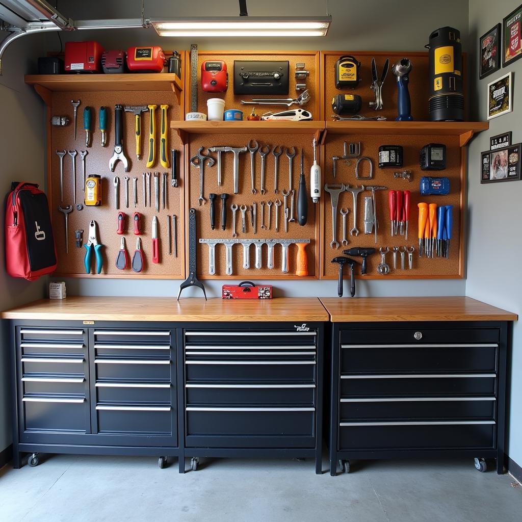 Organized Car Club Tool Storage