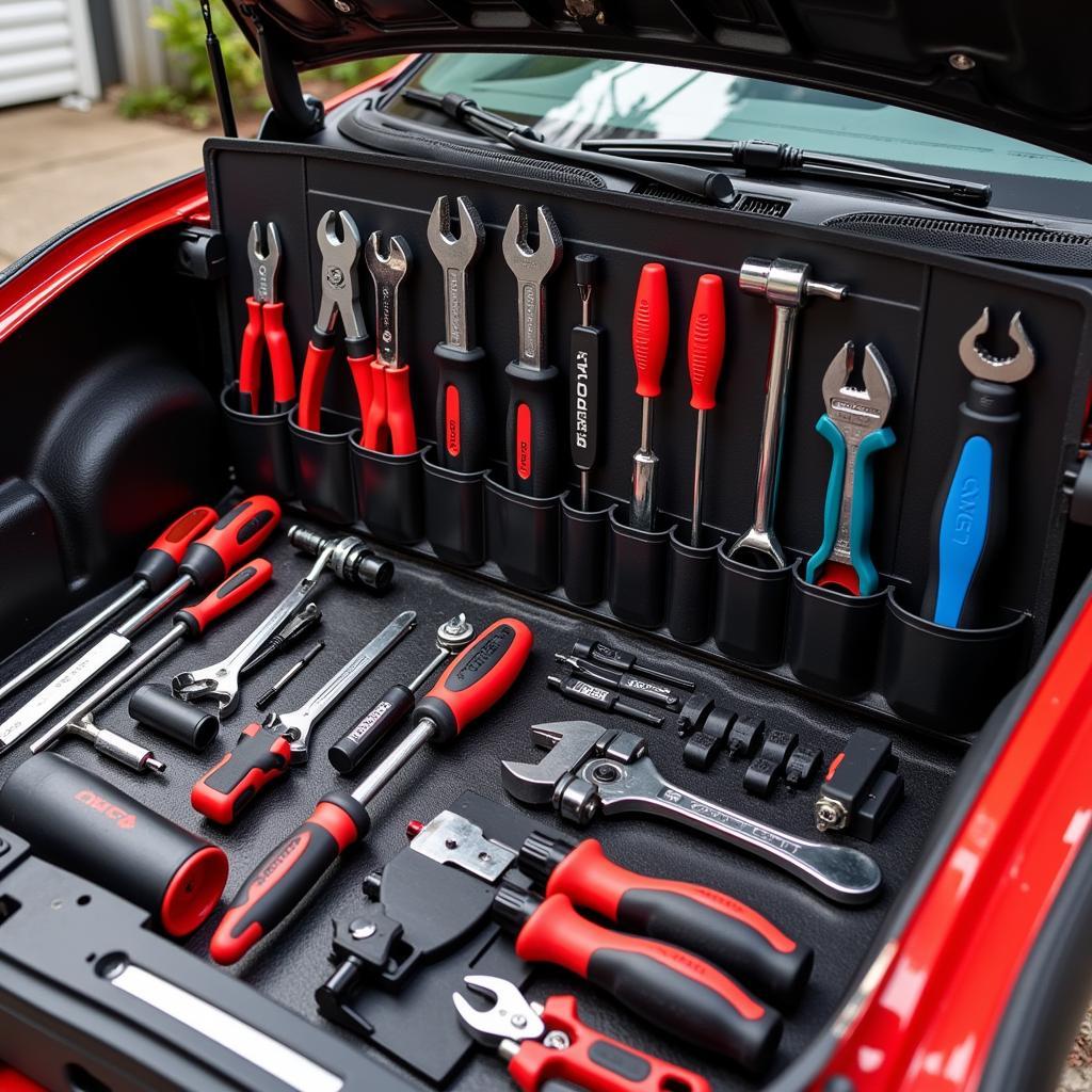 Organized Car Repair Tool Kit