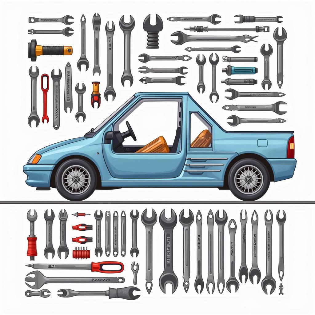 Organized Car Tool Set