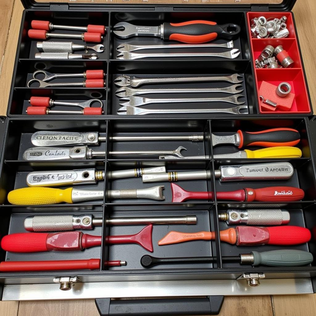 Organized Parma Slot Car Drag Racing Tool Box: Maximizing Efficiency