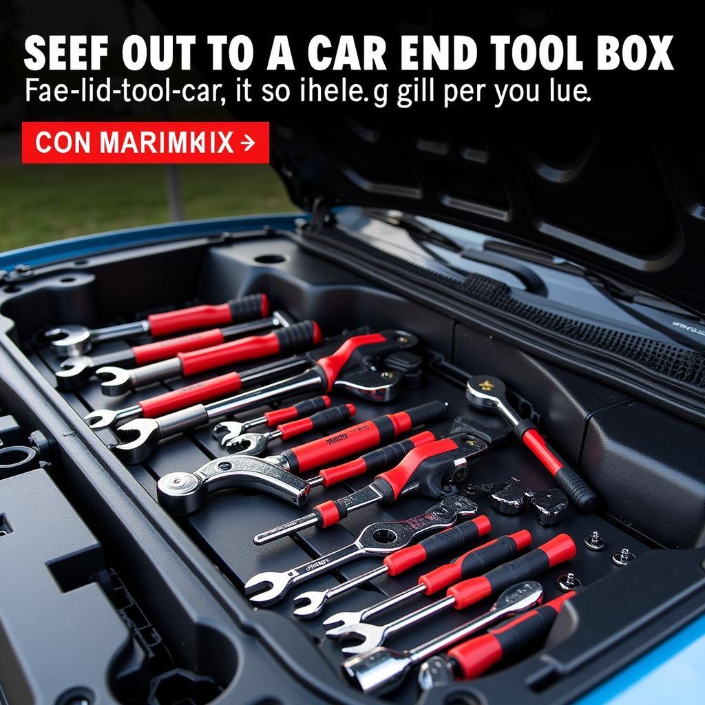 Organized Front End Car Tool Box