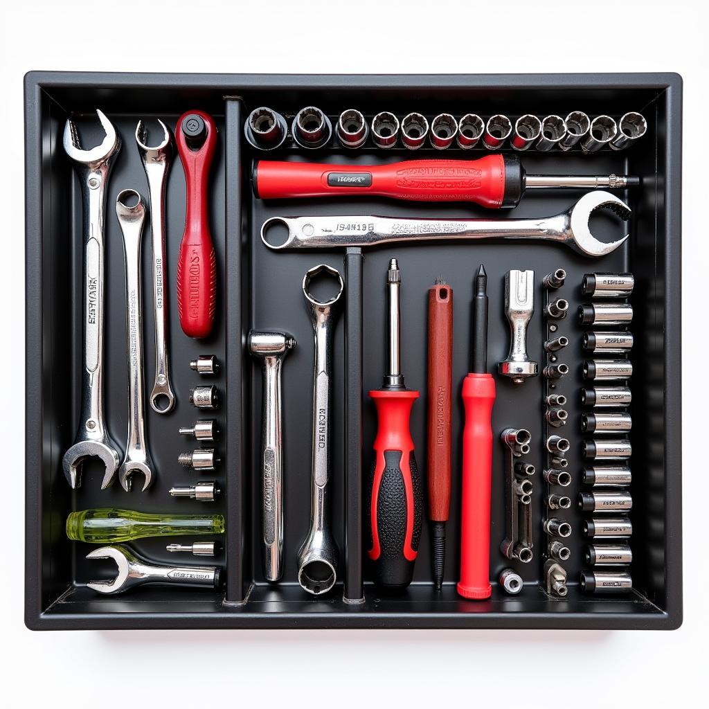 Example of an Organized Tool Box Tray