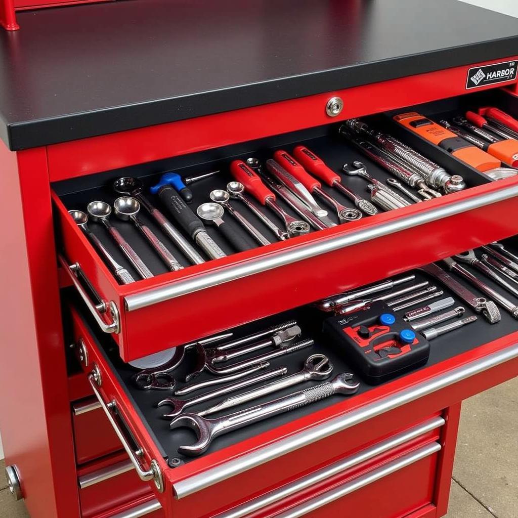 Organizing your Harbor Freight Tool Box for Car Crafts