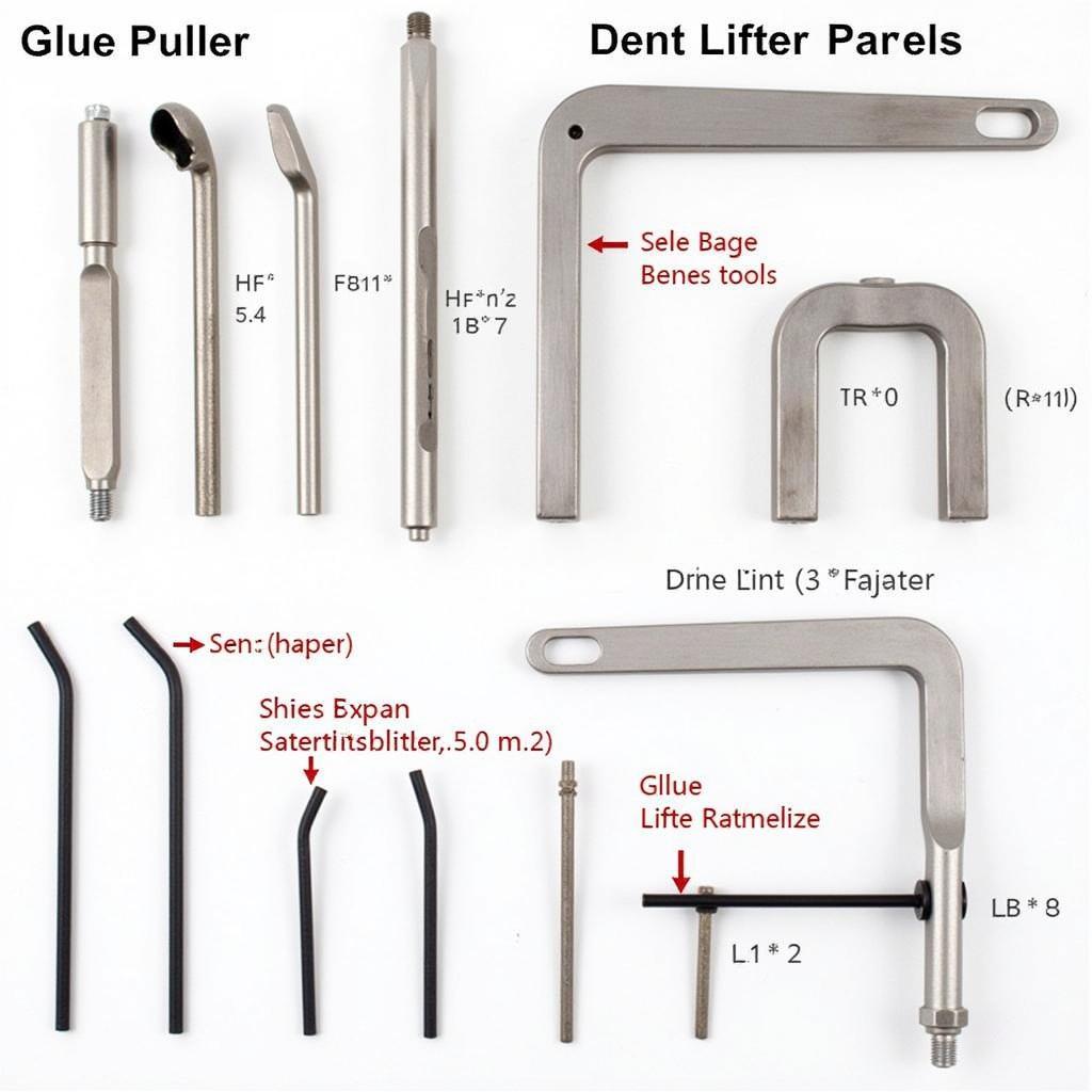 PDR Tools for Car Dent Removal