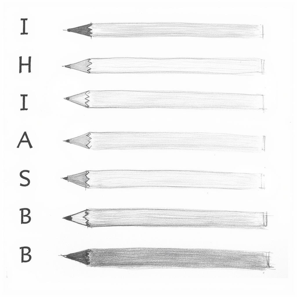 Pencil Grades for Car Drawing