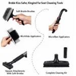 Different Types of Perforated Car Seat Cleaning Tools