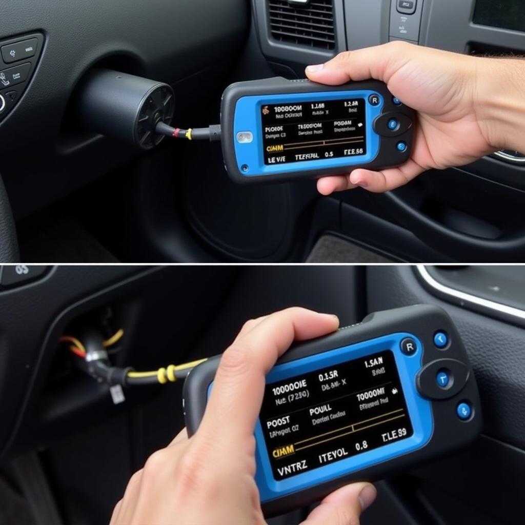 Personalised OBD-II Scanner Connecting to a Car's Diagnostic Port