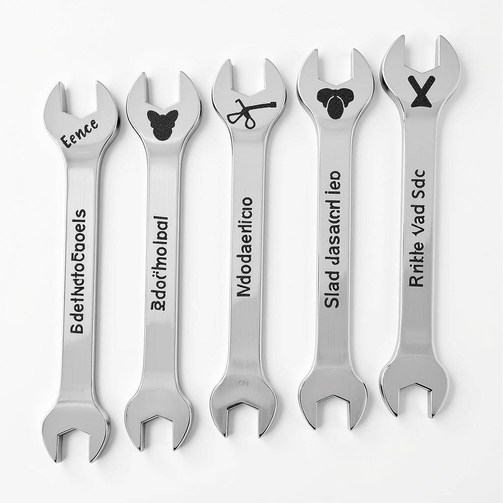 Personalized Wrench Set with Atwembroidery