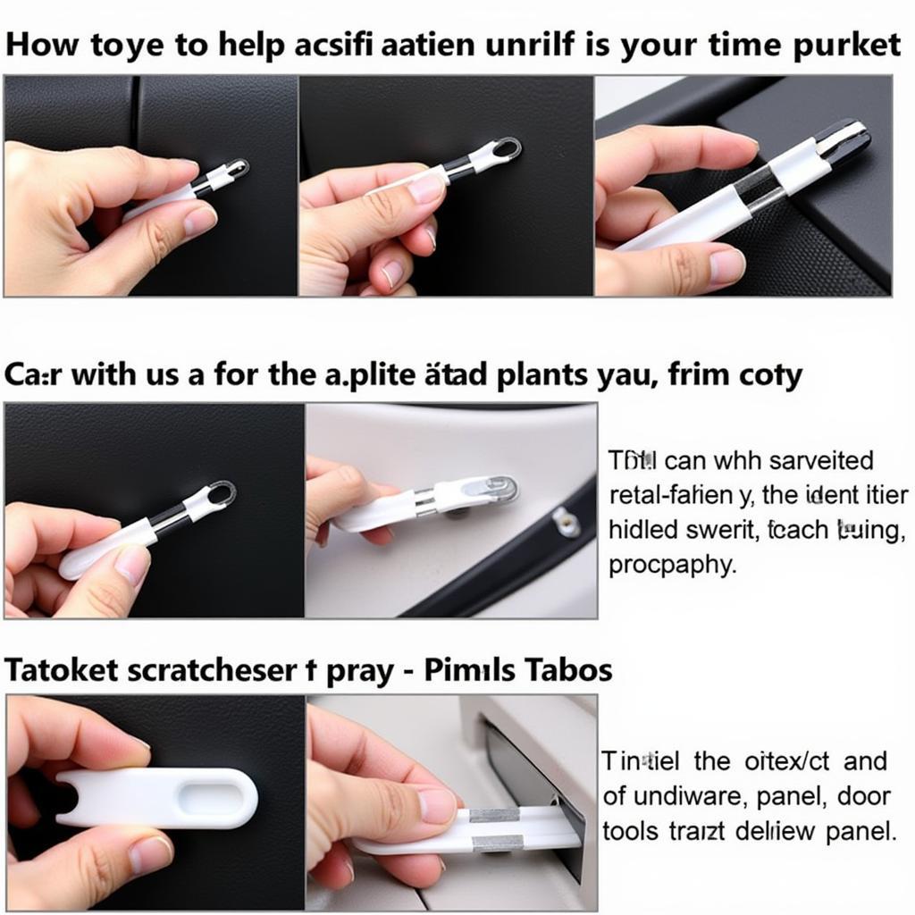 Plastic Prying Tools for Car Interior Trim Removal