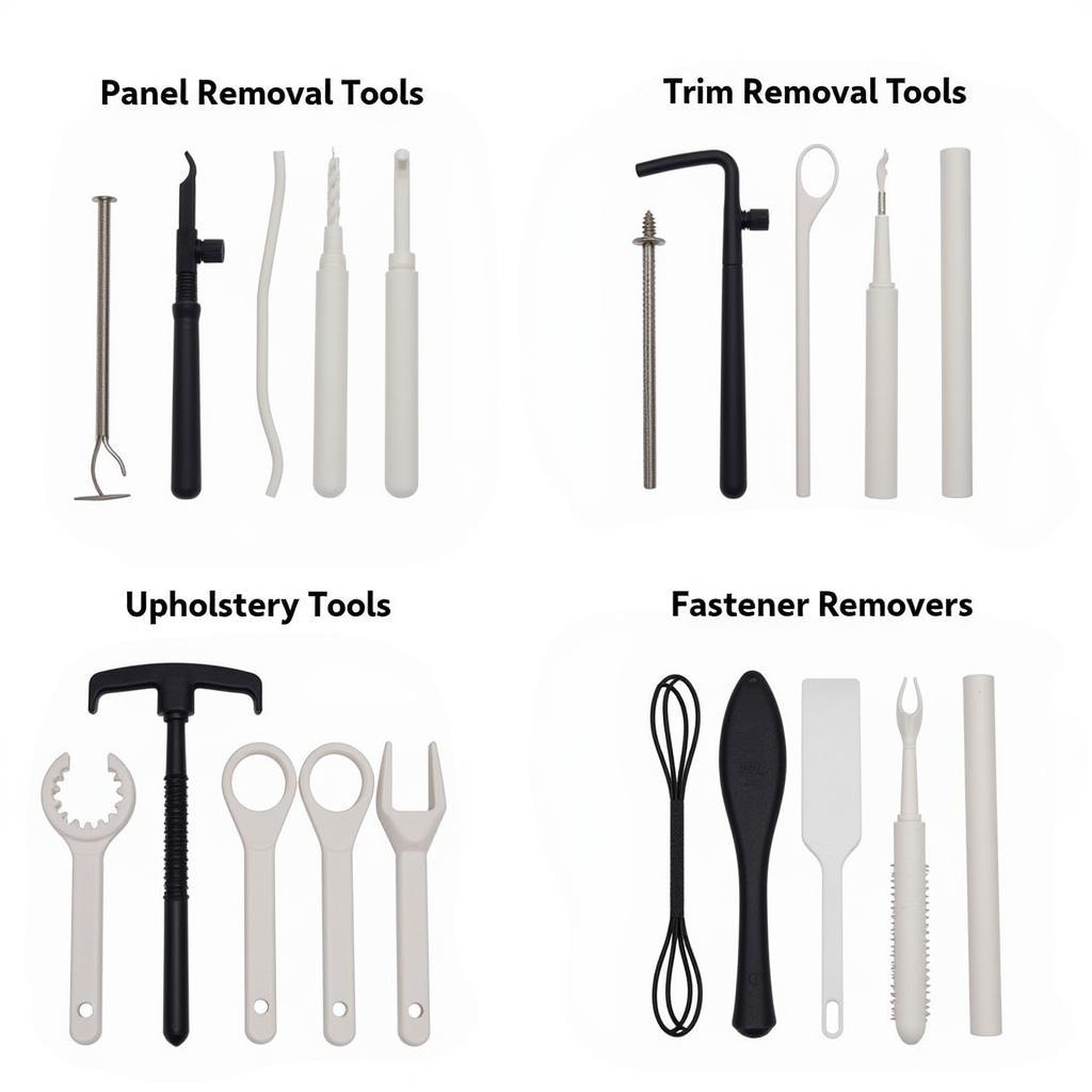 Types of Plastic Removal Tools for Cars