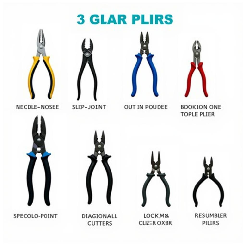 Various Types of Pliers and Their Functions