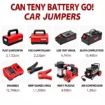 Different Types of Power Tool Battery Car Jumpers