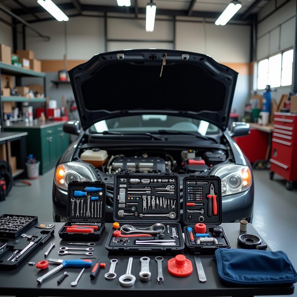 Professional Car AC Repair Tool Kit