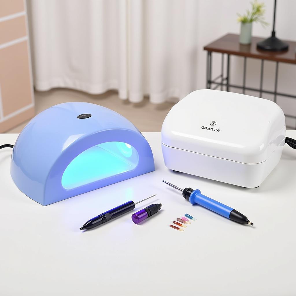 Professional Nail Care Equipment such as UV Lamp, Drill, and Sterilizer