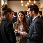 Networking at a Professional Event